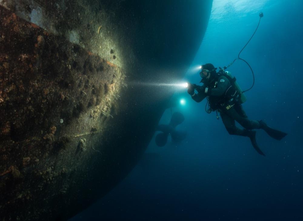 Inspeção Subaquática (UWI) — Biofouling